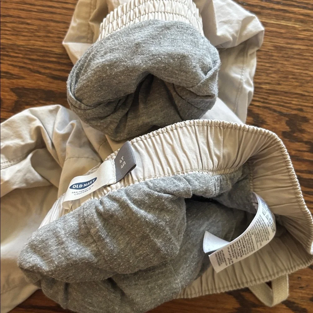 Old Navy Lined Drawstring Joggers, Size 4T